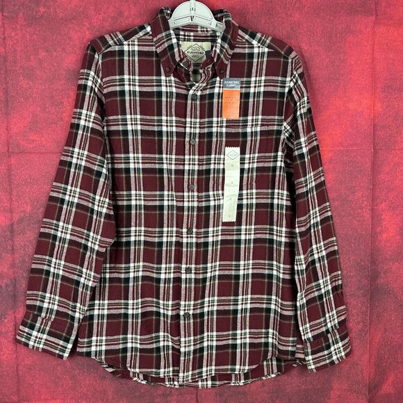 St. John's Bay Other - ST. JOHN'S BAY MEN'S CLASSIC FIT COTTON FLANNEL SHIRTPLAID PATTERN, SIZE S SMALL